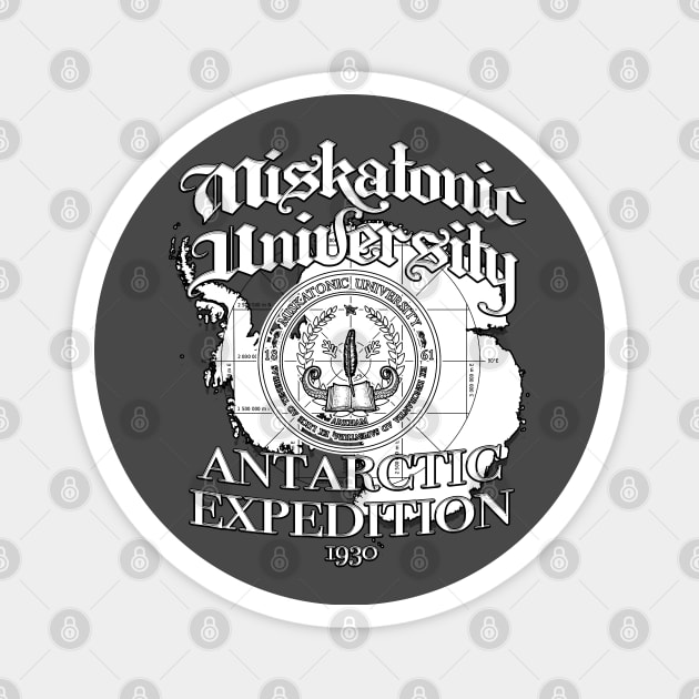 Miskatonic University Antarctic Expedition 1930 Magnet by Hiraeth Tees